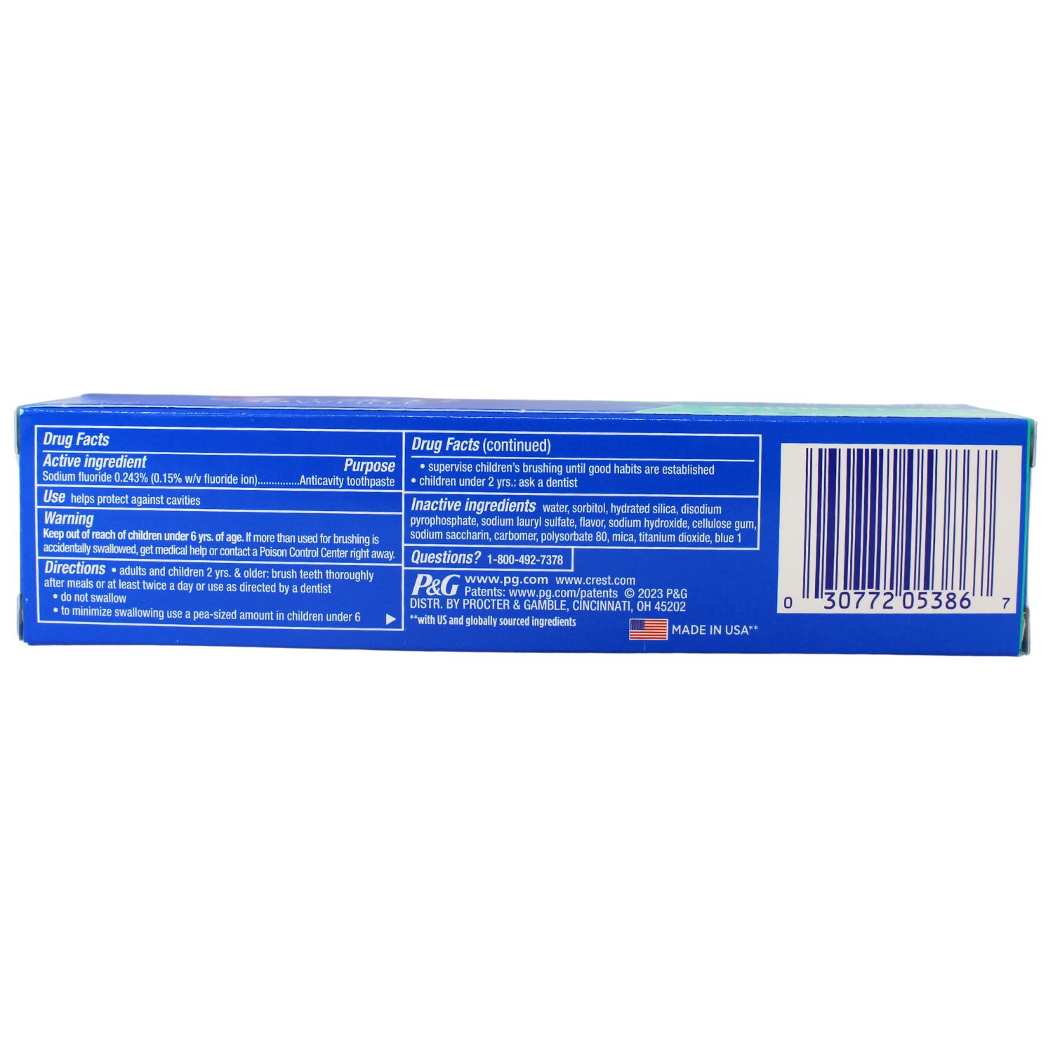 CREST T/P 65G 3DWHITE VIBRANT MINT/24