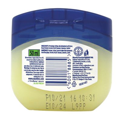 VASELINE 50ML ALOE FRESH