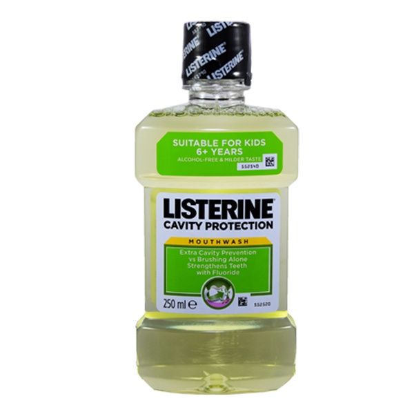 LISTERINE M/W 250ML CAVITY PROTECT/6