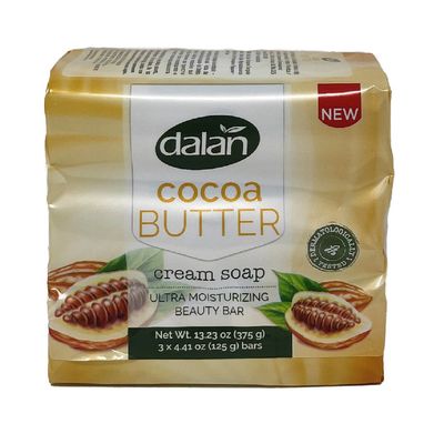 DALAN CREAM BAR SOAP 125G COCOA BUTTER (3PACK)