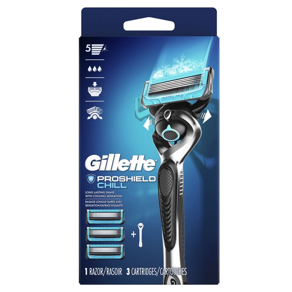 GILLETTE 5 PROSHIELD CHILL 1RZR+3CARTS/6