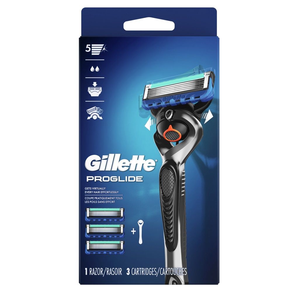 GILLETTE 5 PROGLIDE 1RZR+3CARTS/6