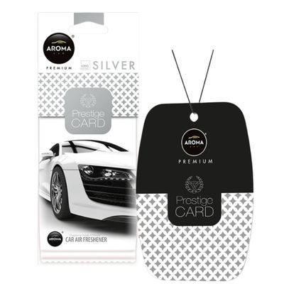 AROMA CAR FRESHNER BLACK/ONYX/GOLD/SILVER