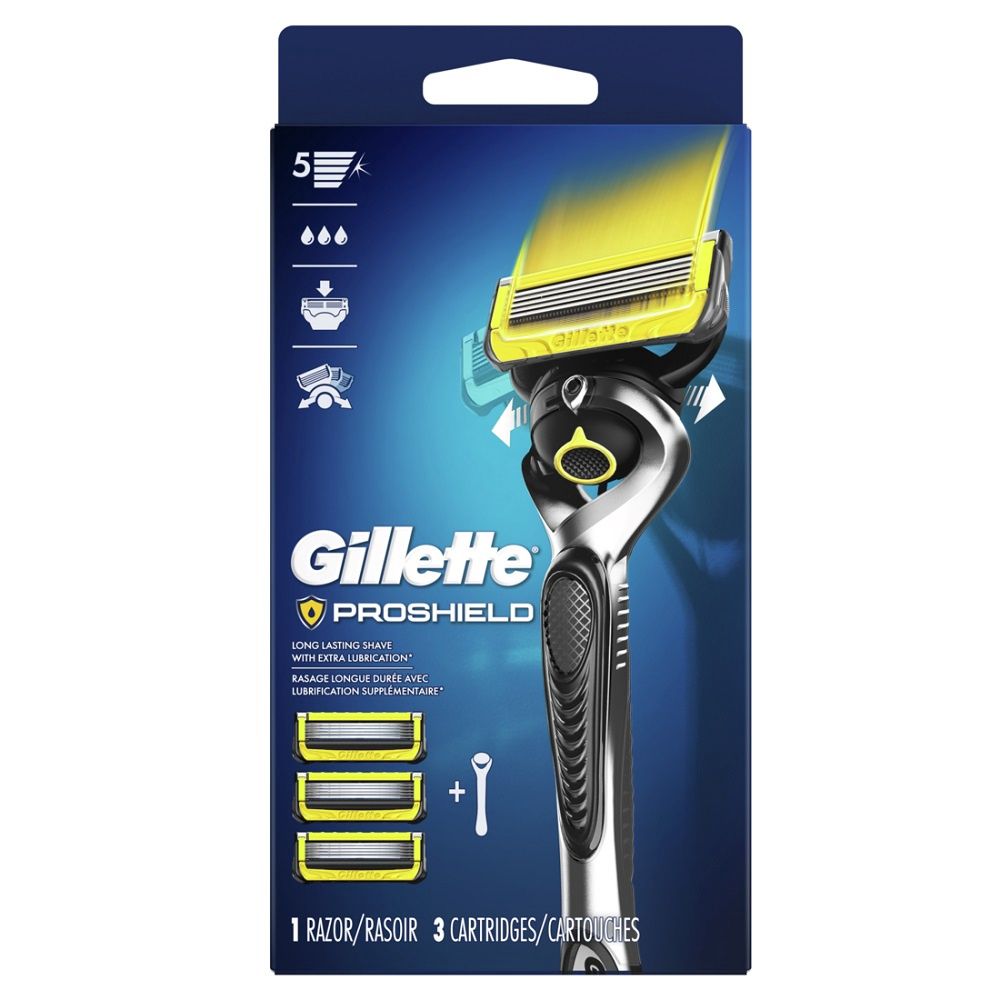 GILLETTE 5 PROSHIELD 1RZR+3CARTS/6