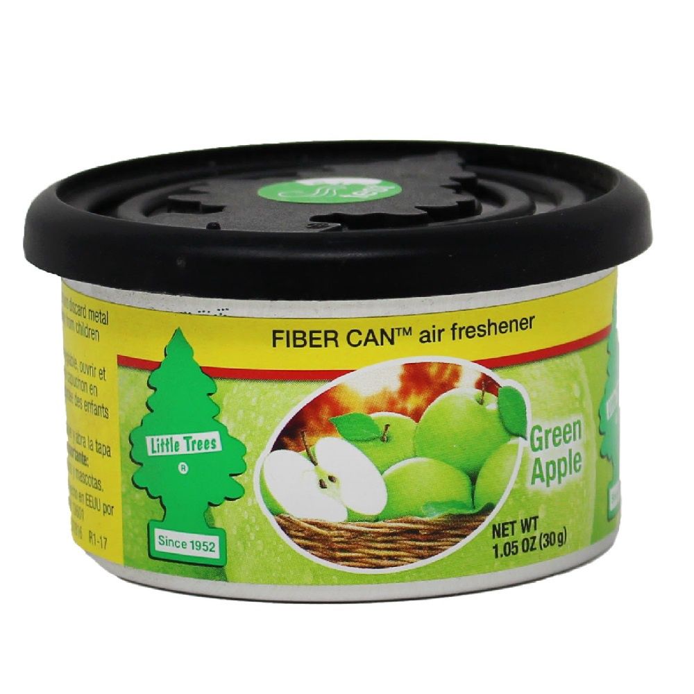 LITTLE TREES FIBER CAN 30G GREEN APPLE