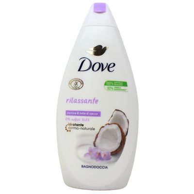 DOVE B/W 450ML BATH COCONUT/6