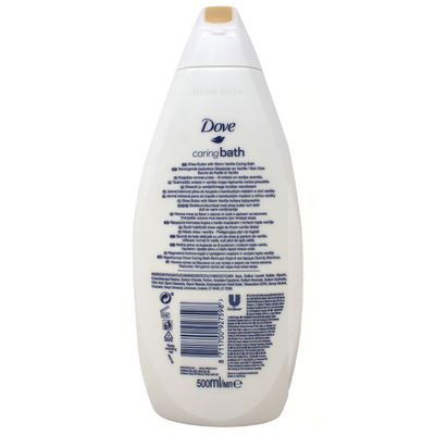 DOVE BODY WASH 500ML CARING BATH SHEA BUTTER/12