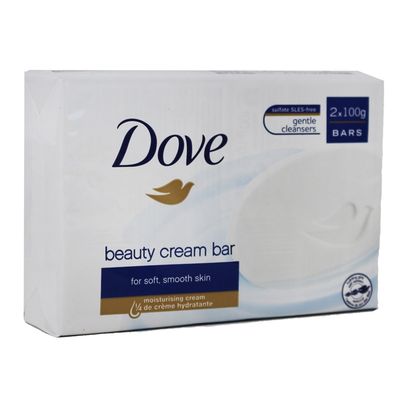 DOVE BAR SOAP 2CT X 90G WHITE ORIGINAL/24