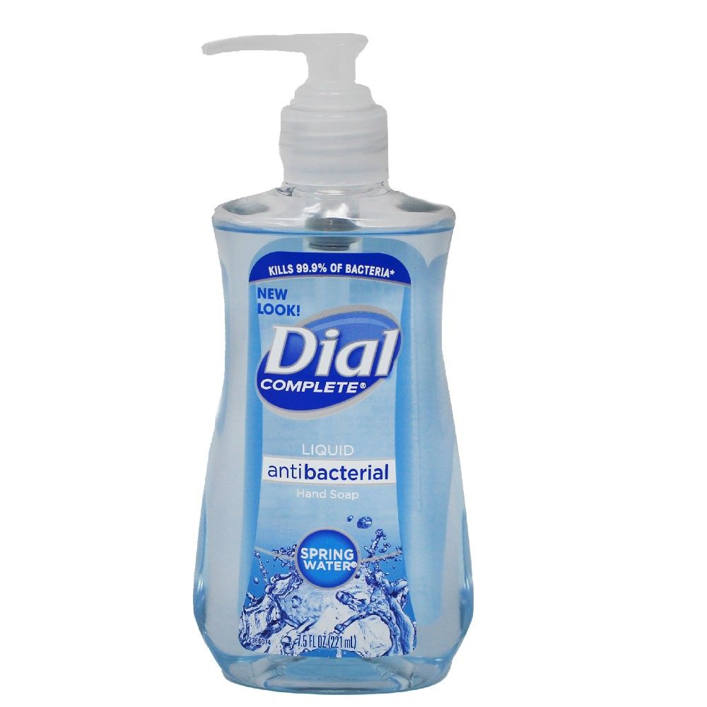 DIAL H/W 221ML ANTIBACT SPRING WATER/12