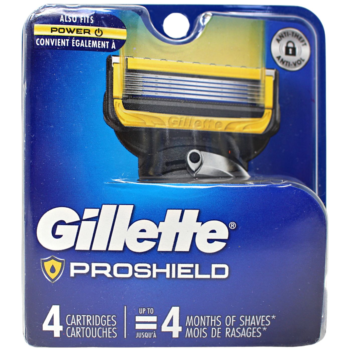 GILLETTE PROGLIDE SHIELD 4 CARTS