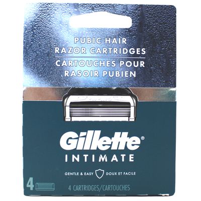 GILLETTE INTIMATE 4 CARTS