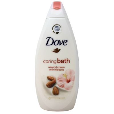 DOVE B/W 500ML CARING BATH ALMOND CREAM/12