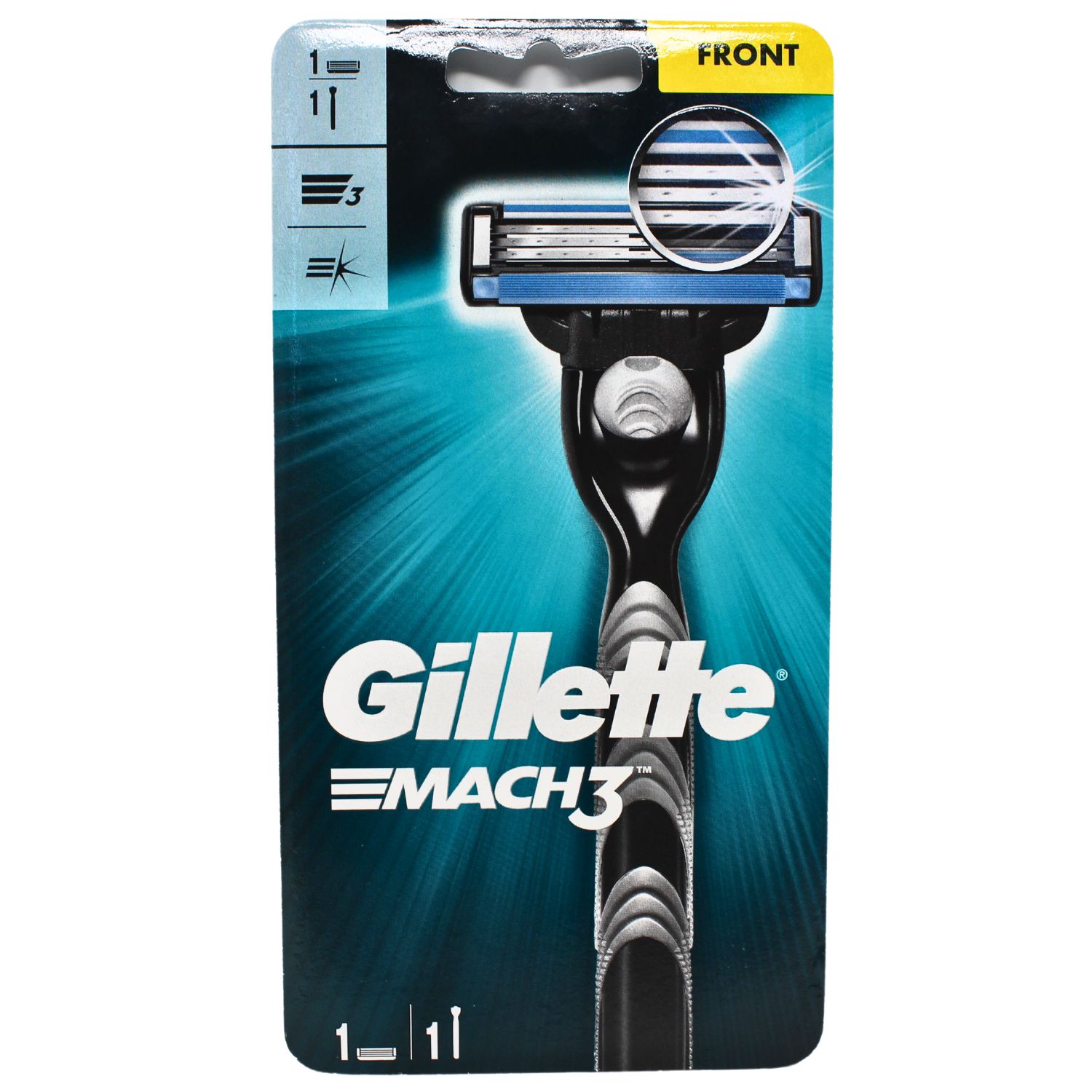 GILLETTE MACH 3 1RZR+1CARTS/36