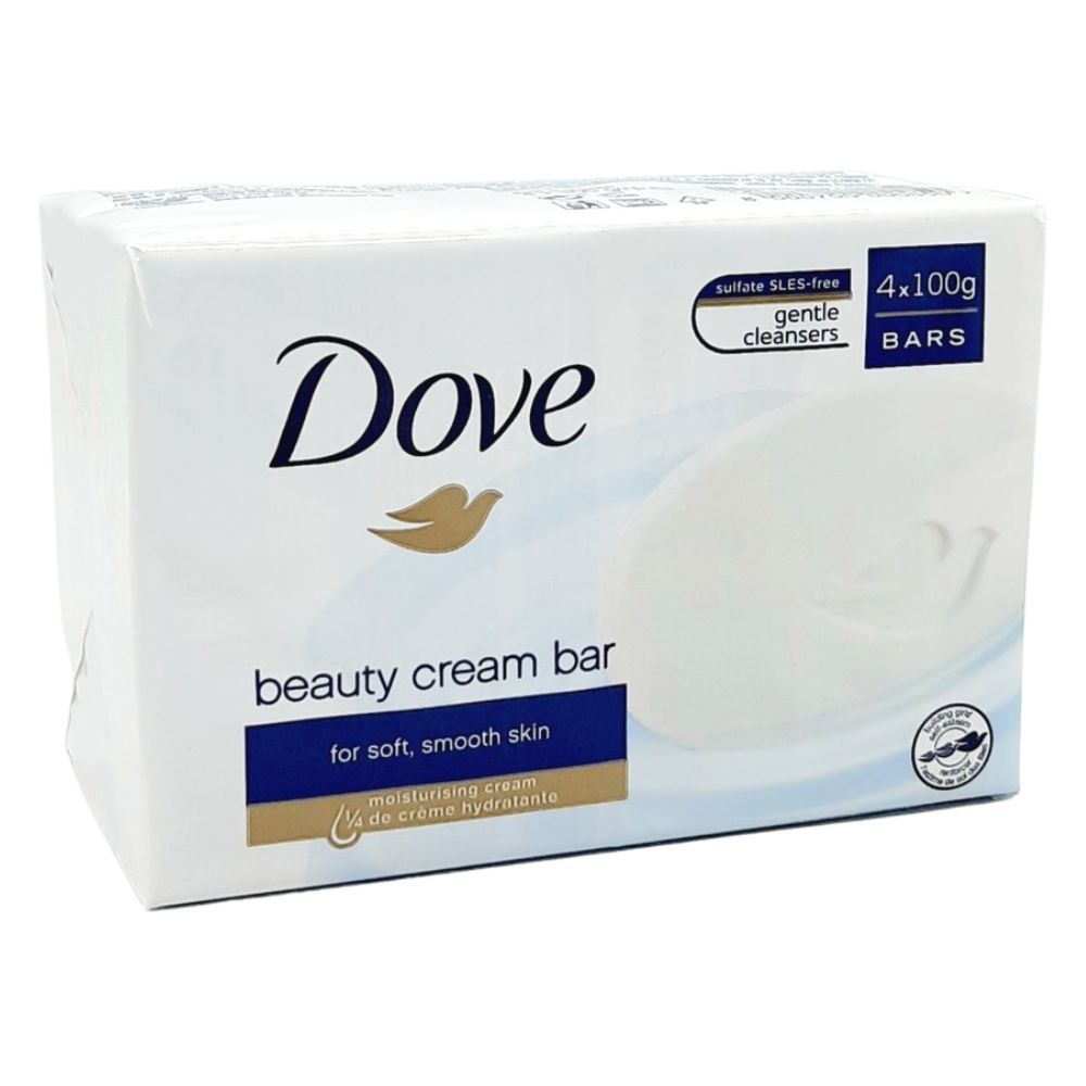 DOVE BAR SOAP 4CT X 100G WHITE ORIGINAL