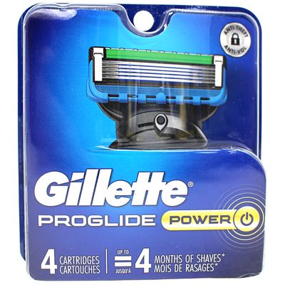 GILLETTE PROGLIDE POWER 4 CARTS