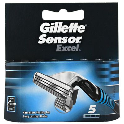 GILLETTE SENSOR EXCEL 5CARTRIDGES