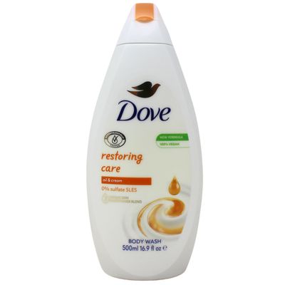 DOVE B/W 500ML RESTORING CARE OIL &amp; CREAM