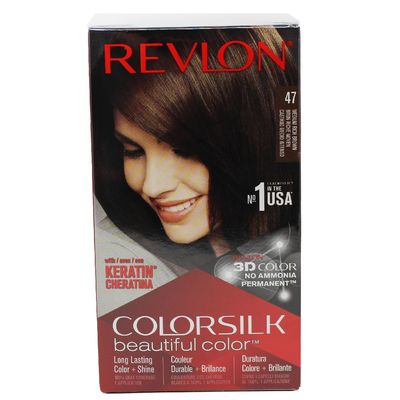 REVLON COLORSILK #47 MEDIUM RICH BROWN