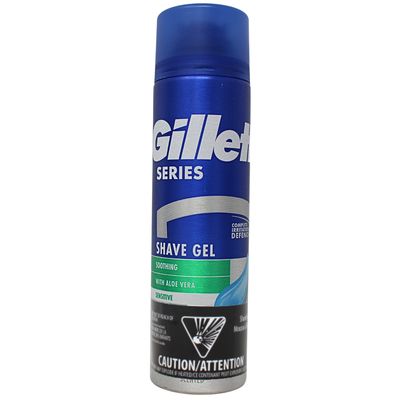 GILLETTE SHAVE GEL 200ML SENSITIVE W/ ALOE VERA