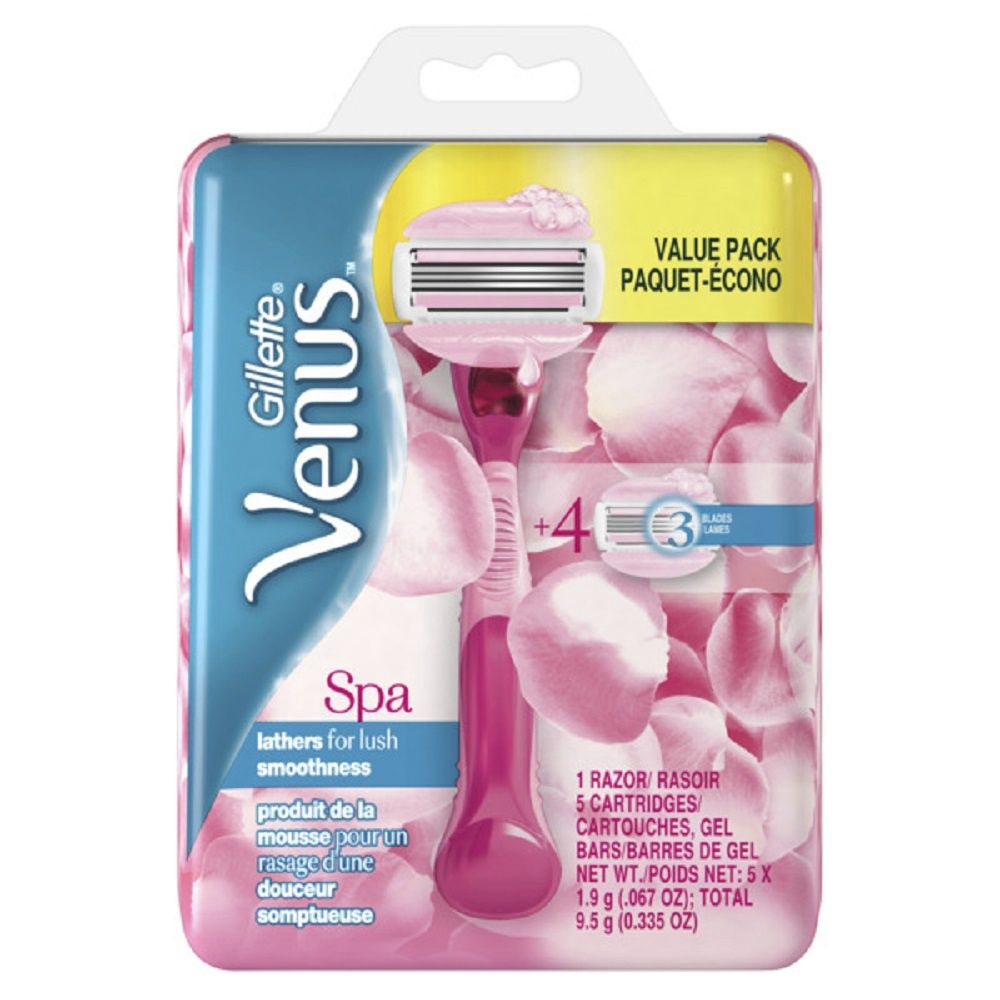 GILLETTE VENUS SPA 1RZR+5CARTS /12