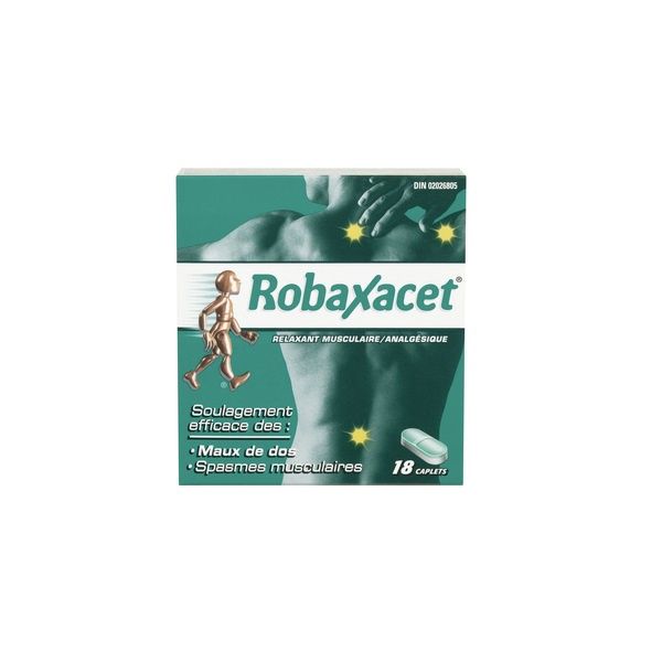 ROBAX ACET 18CT BACK PAIN RELIEF