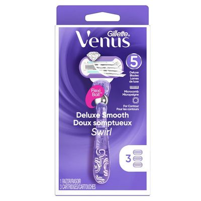 GILLETTE VENUS DELUXE SWIRL 1RZR+3CARTS/6