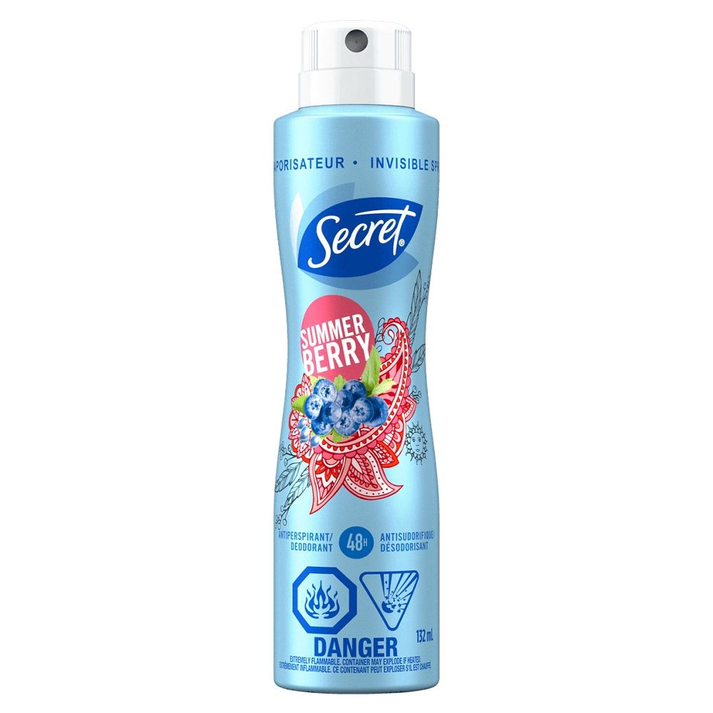 SECRET SPRAY 132ML SUMMER BERRY