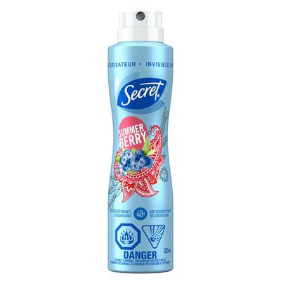 SECRET SPRAY 132ML SUMMER BERRY
