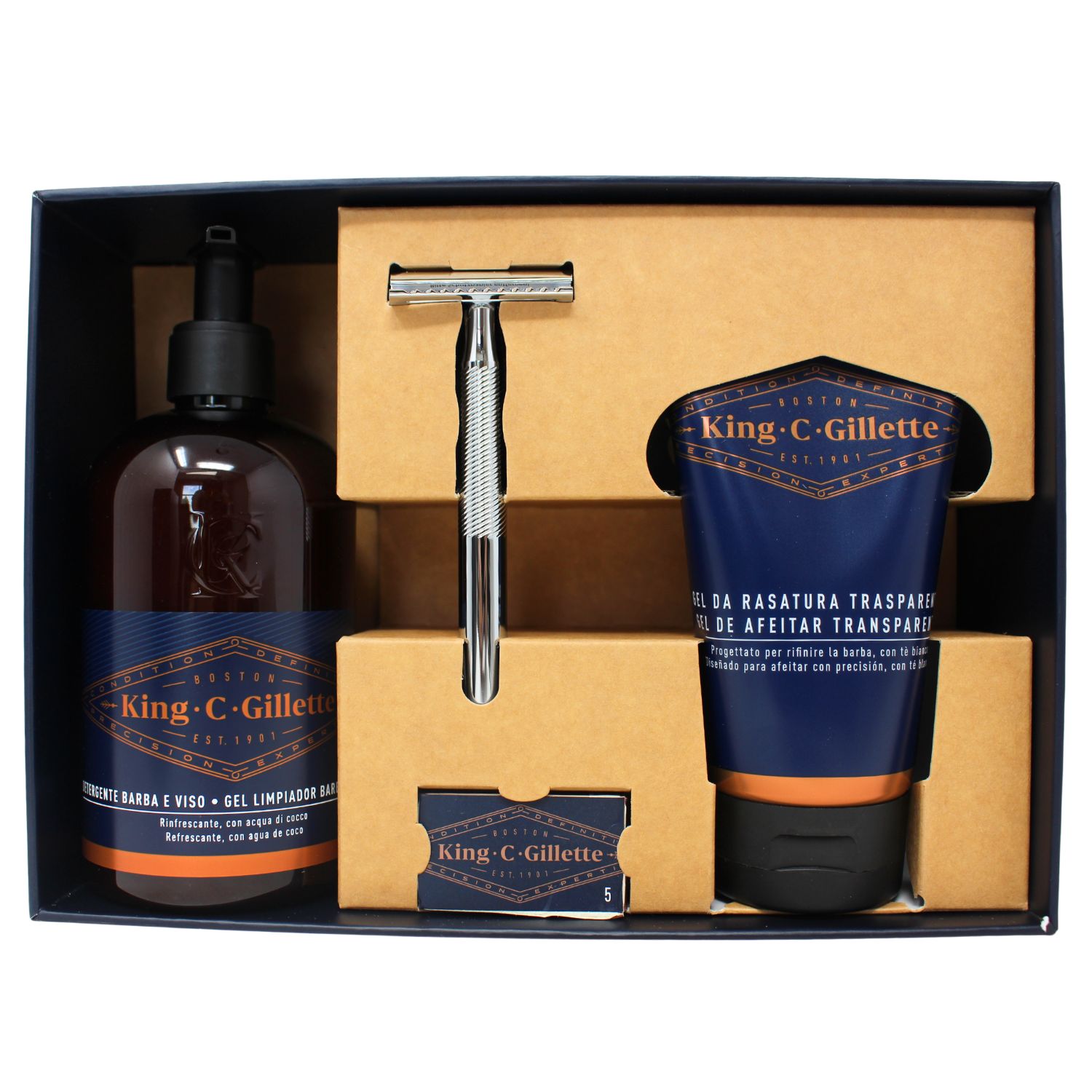 GILLETTE KING C 8PC GIFT SET SAMPLE PACK /4