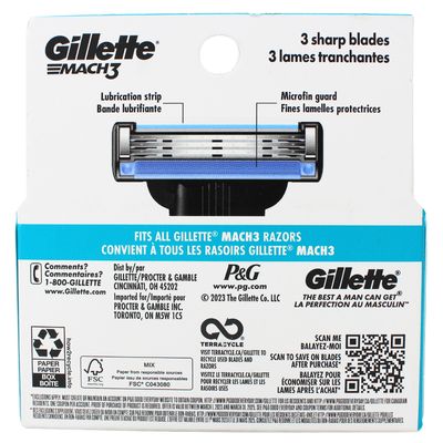 GILLETTE MACH 3 5CARTS