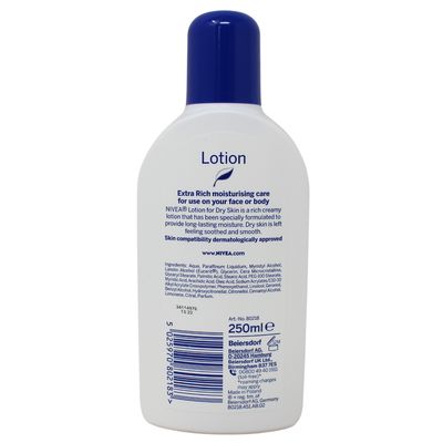 NIVEA BODY LOTION 250ML DRY SKIN