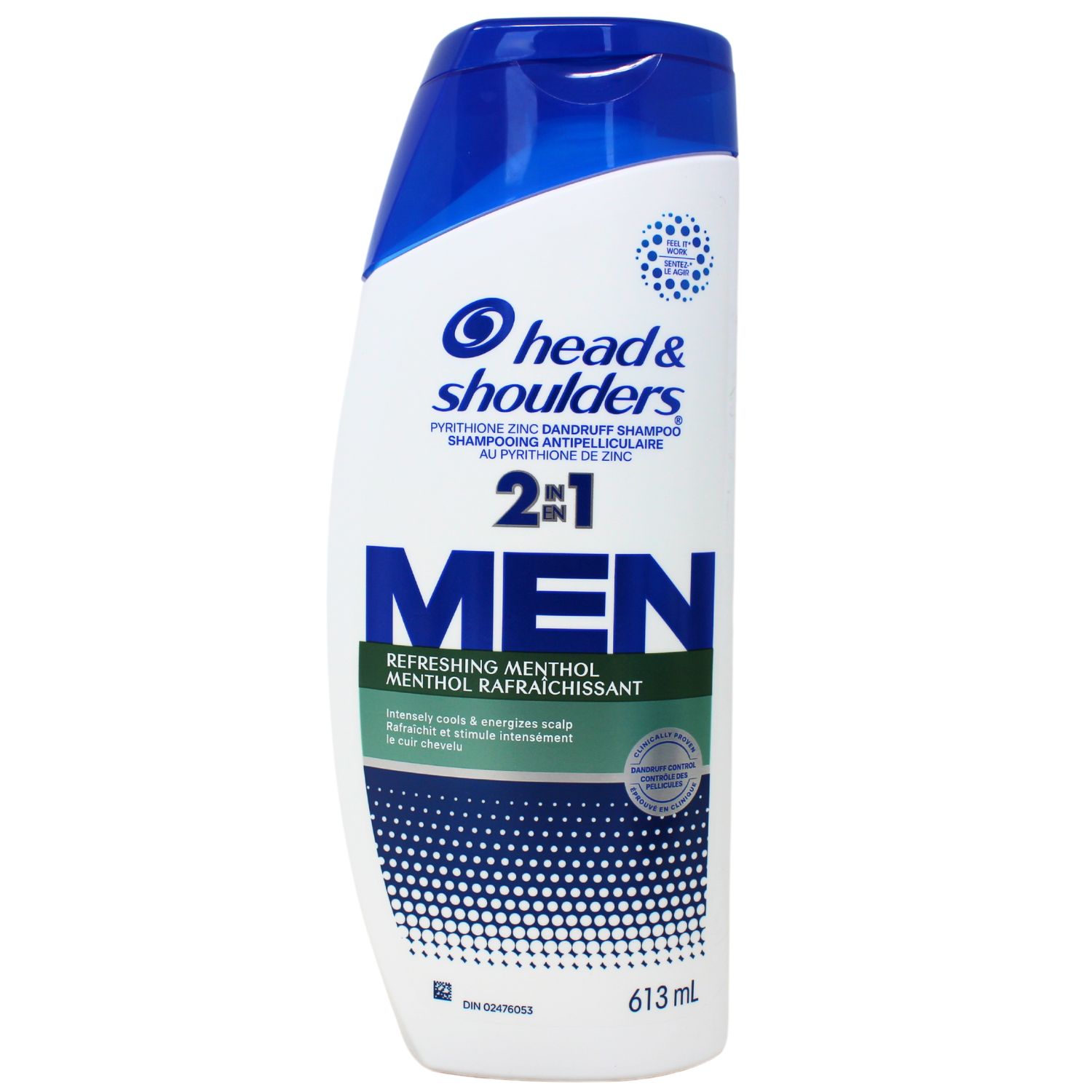 H&amp;S 2IN1 613ML MENTHOL/4