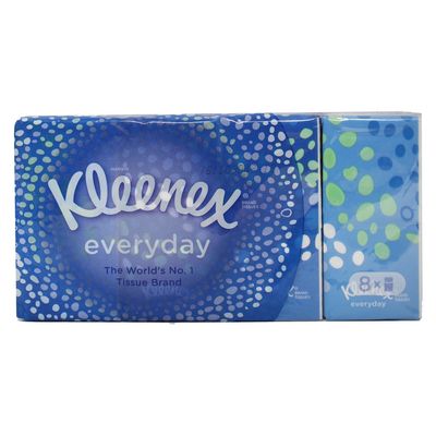 KLEENEX EVERYDAY TISSUES (8 PACK)