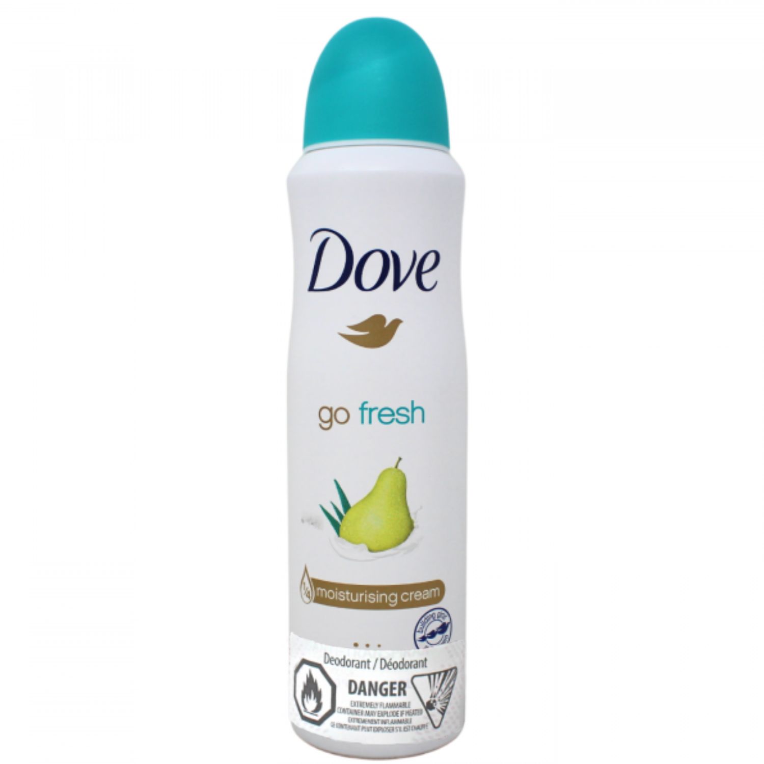 DOVE SPRAY 150ML PEAR ALOE VERA/6