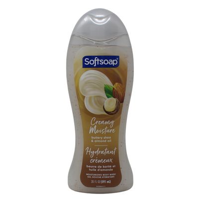 SOFTSOAP BODY WASH 591ML BUTTERY SHEA &amp; ALMOND OIL