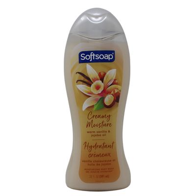 SOFTSOAP BODY WASH 591ML WARM VANILLA &amp; JOJOBA OIL