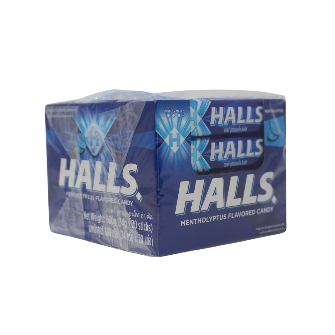 HALLS STICK 20X34G MENTHOL LYPTUS/12