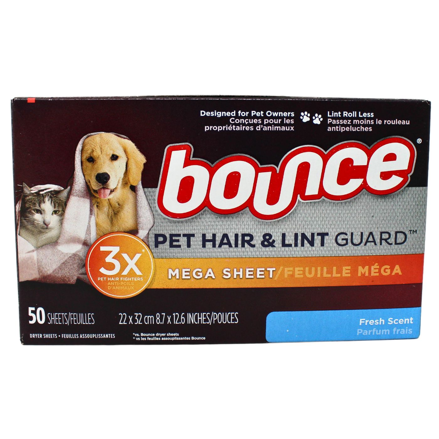 BOUNCE F/S 50CT MEGA SHEET FRESH SCENT/6