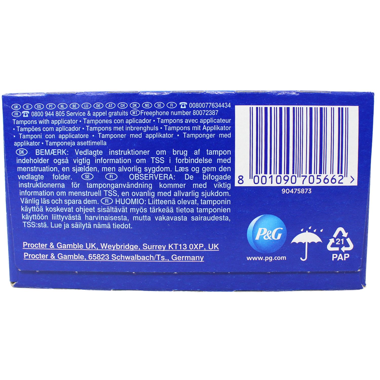 TAMPAX COMPAK 18CT SUPER/6