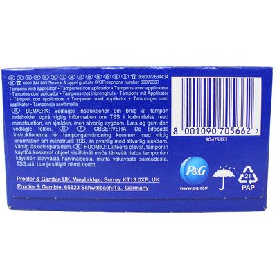 TAMPAX COMPAK 18CT SUPER/6