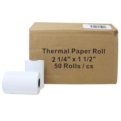 THERMAL PAPER 2 1/4” 50ROLLS DEBIT-CREDIT CARD/1