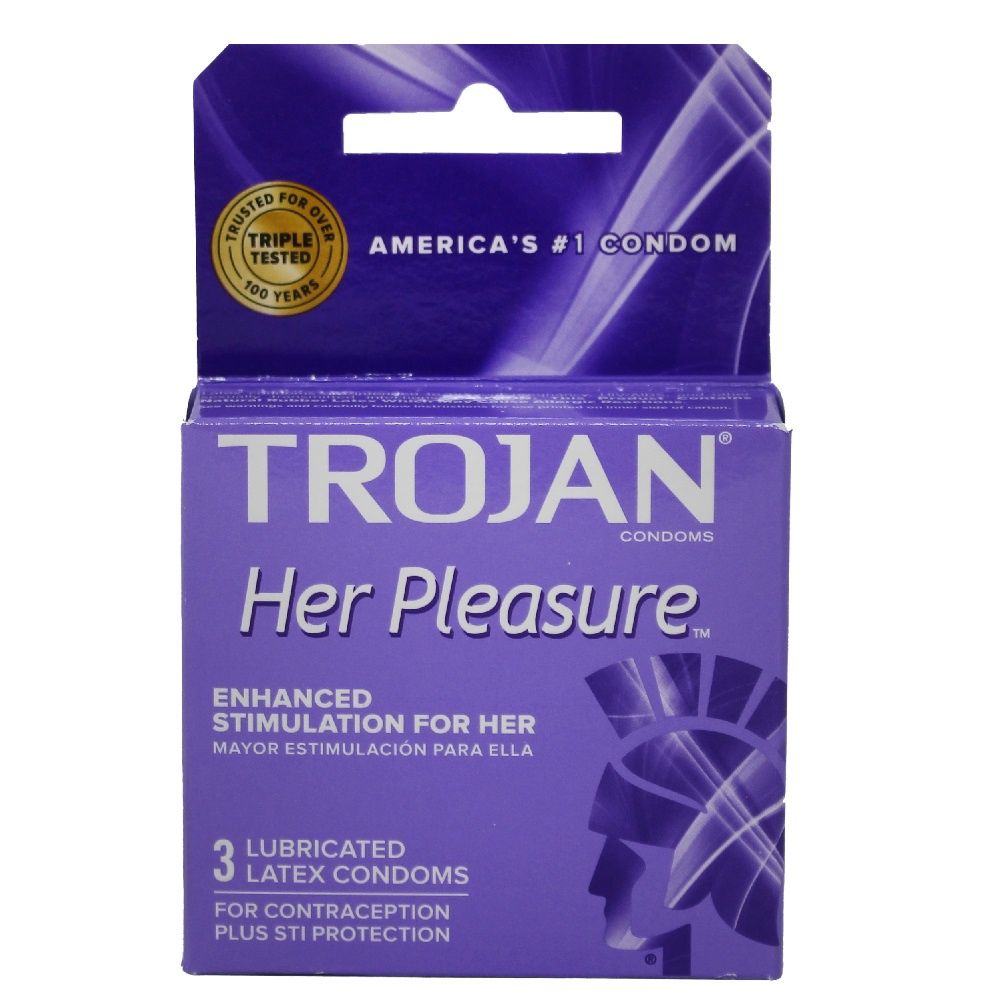 TROJAN 3CT HER PLEASURE SENSATIONS/48