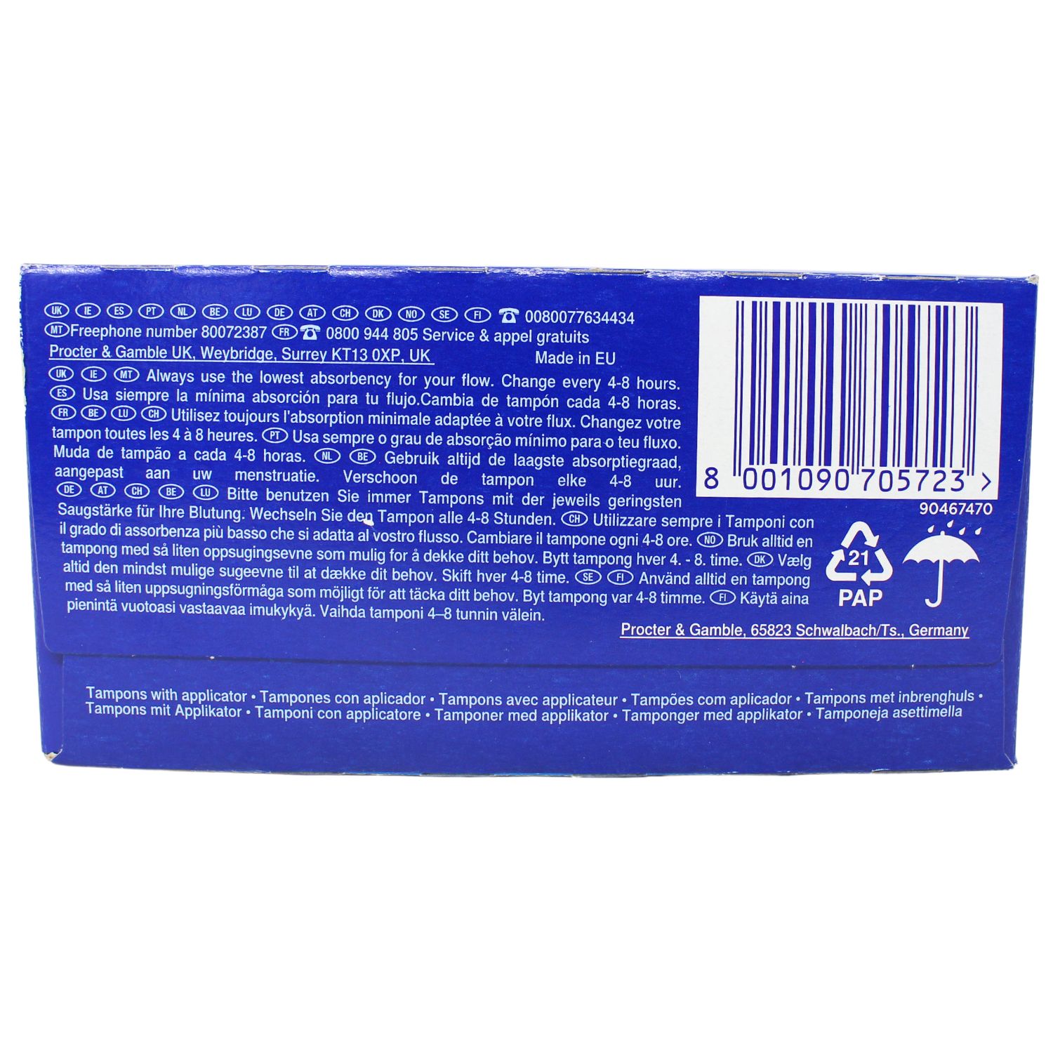 TAMPAX COMPAK 18CT SUPER PLUS/6