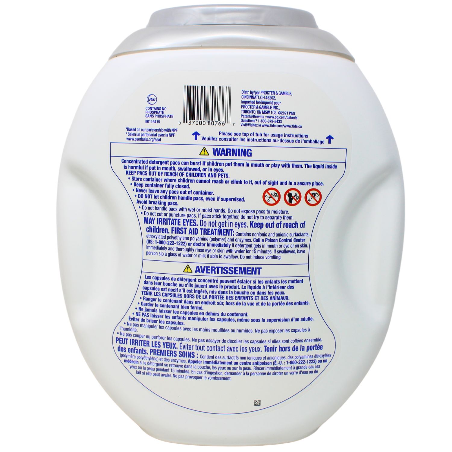 TIDE PODS 48CT HYGIENIC CLEAN HD FREE/4