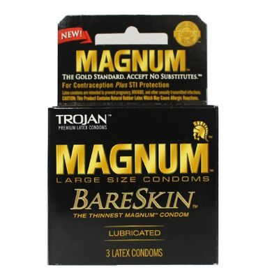 TROJAN 3CT MAGNUM BARE SKIN/48