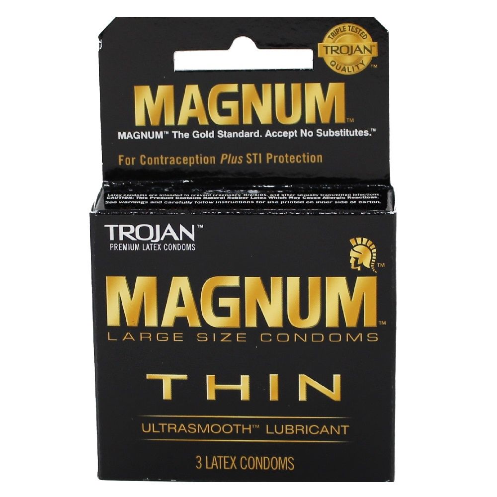 TROJAN 3CT MAGNUM THIN ULTRA SMOOTH/48