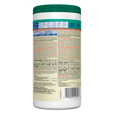 CLOROX DISINFECTING WIPES BLEACH-FREE 75'S