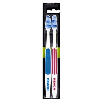 LISTERINE REACH TOOTHBRUSH INTERDENTAL FULL MEDIUM DUO PACK (12 PACK)