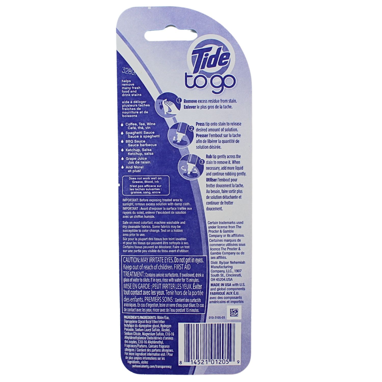 TIDE TO-GO! 10ML STAIN REMOVER/6