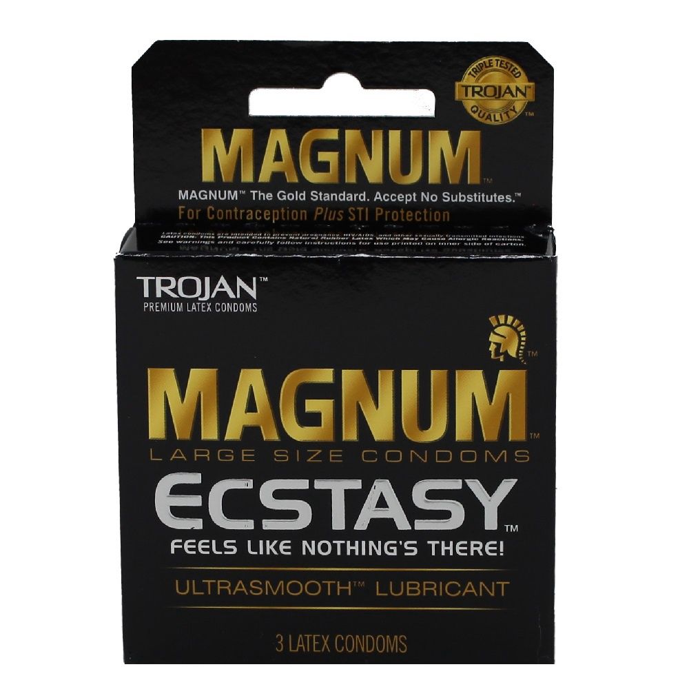 TROJAN 3CT MAGNUM ECSTASY ULTRA SMOOTH/48